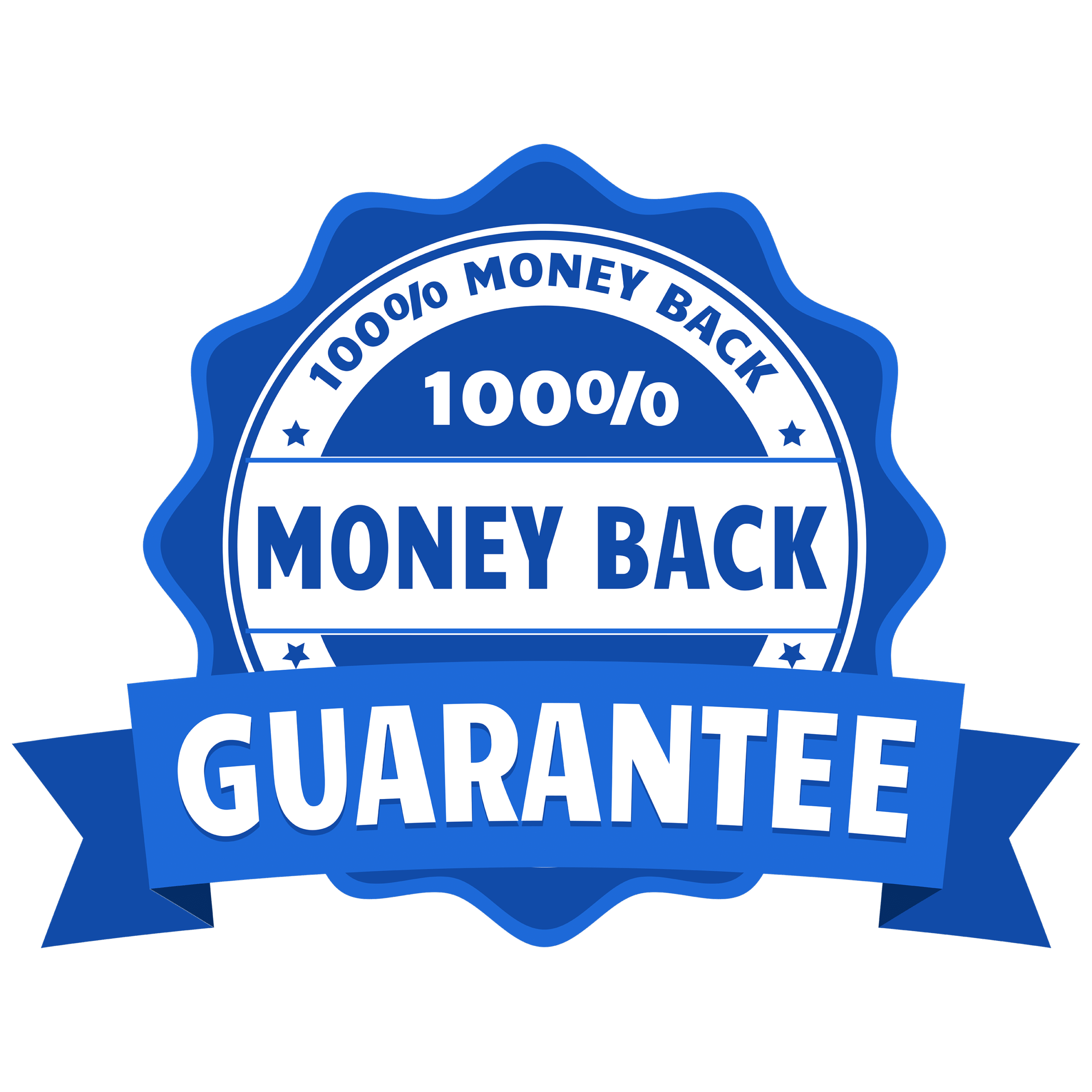 —Pngtree—blue 100 money back guarantee_7770669